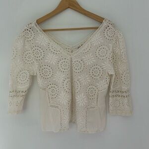 Love Shack Fancy LoveShackFancy cotton eyelet top